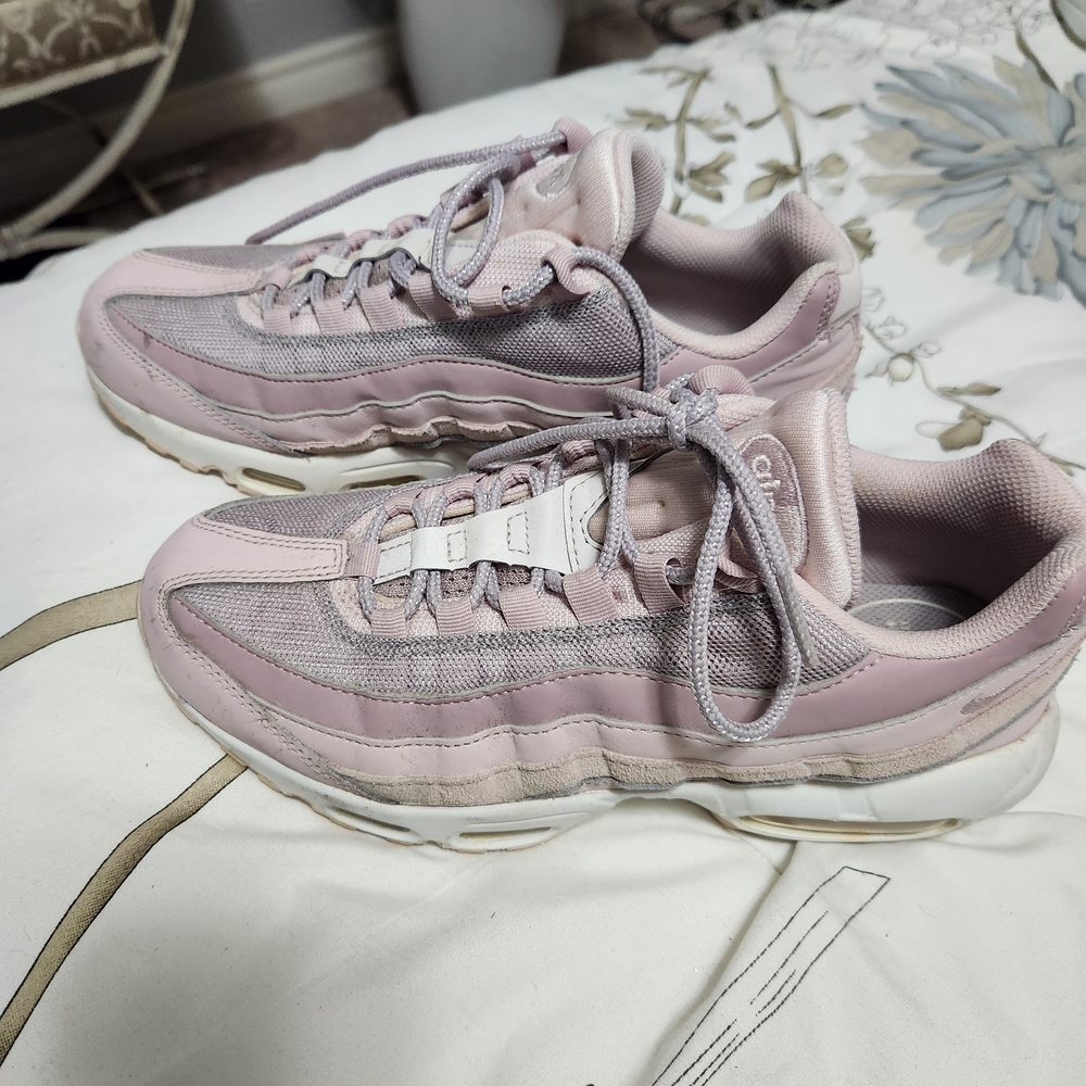 Nike Air Women's Blush and Gray Sneakers